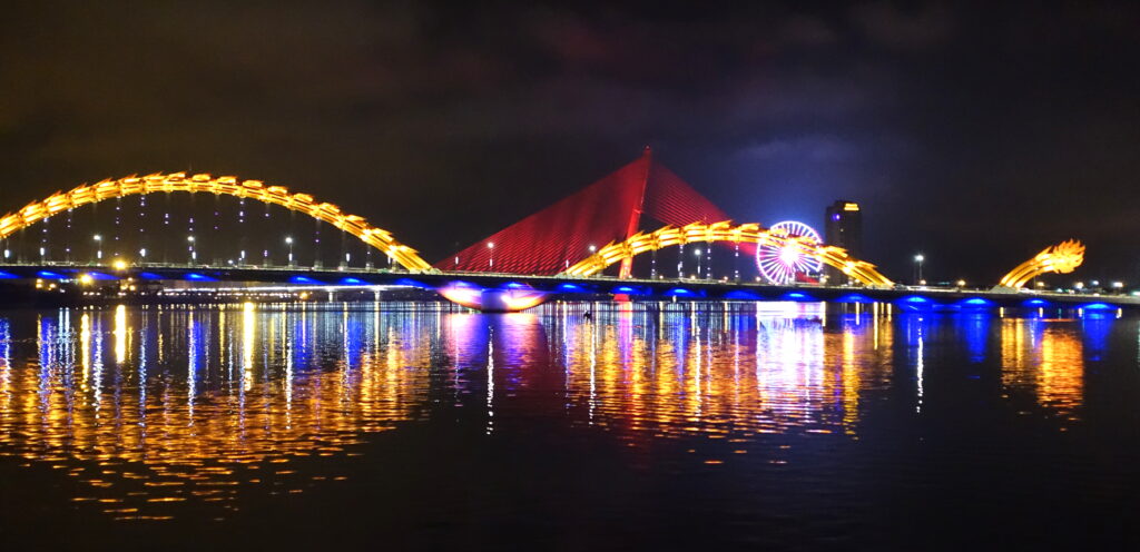 dragon bridge, romantic da nang